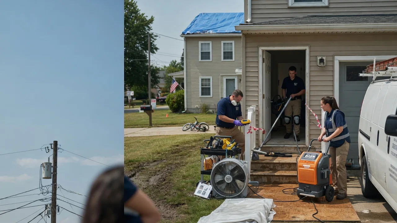 Water Damage Repair in Thayer, IN near me